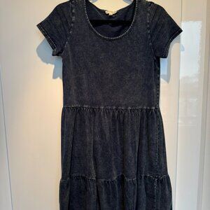 Jane and Delancey Denim Layered Dress
